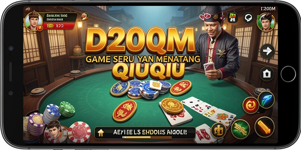 Tampilan menarik dari gameplay QiuQiu D200M yang mendebarkan.