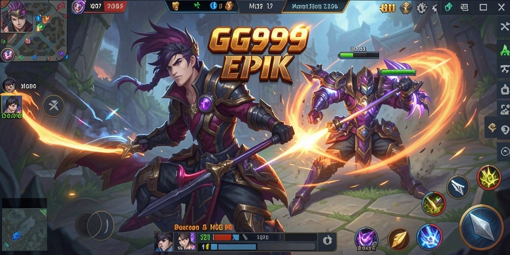 Tangkapan layar gameplay GG999 yang menarik dan penuh aksi.