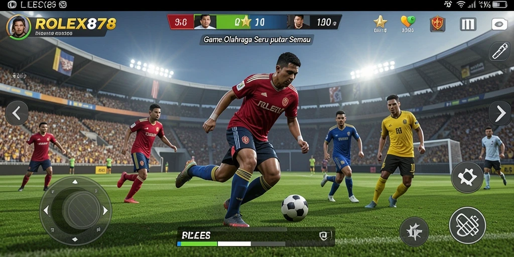 Tampilan menarik dari gameplay seru ROLEX878 dengan berbagai olahraga.