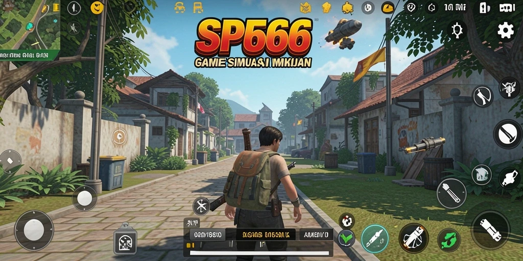 Tangkapan layar dari gameplay SP666 yang menunjukkan kehidupan simulasi yang menarik.