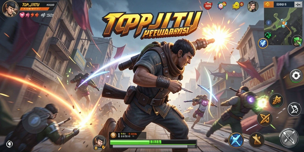 Gameplay seru dari TOPJITU yang memacu adrenalin.