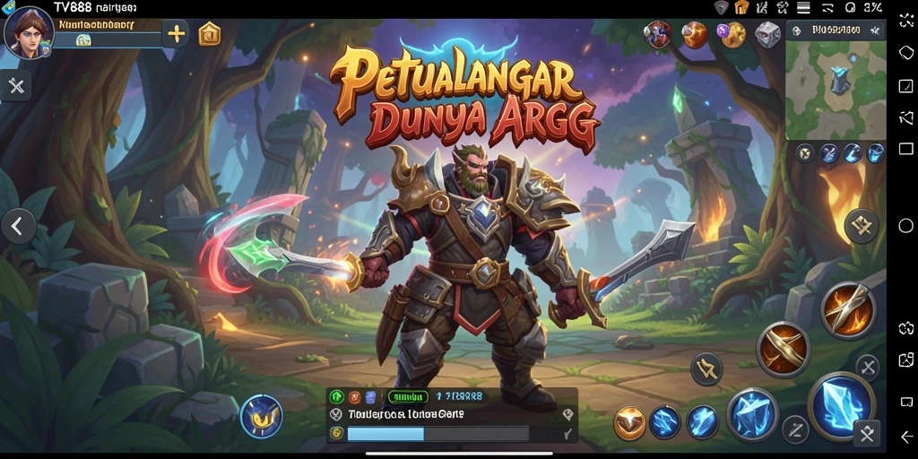 Menampilkan pertempuran epik dalam dunia ARPG yang menakjubkan.