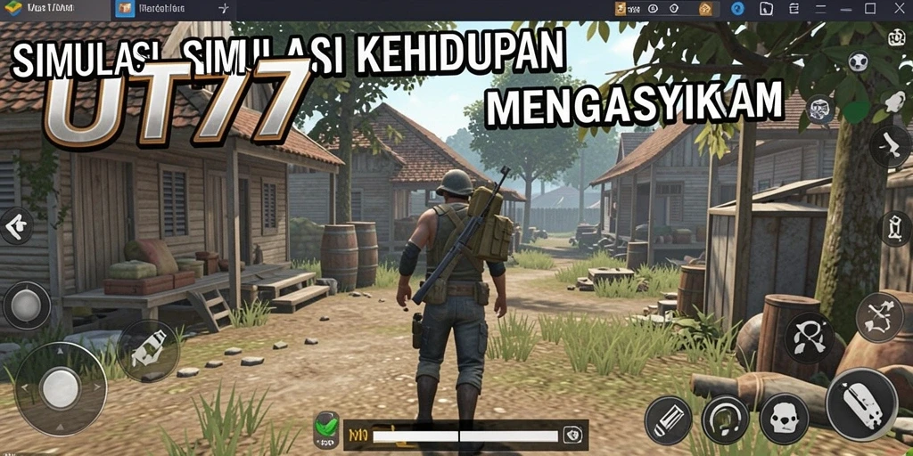 Screenshot UT77 menampilkan gameplay simulasi kehidupan yang menarik.