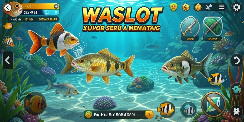 Tangkapan ikan yang spektakuler dalam gameplay WASLOT.